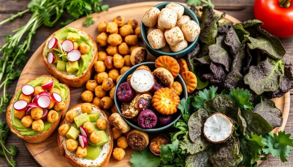 Tasty vegan snacks