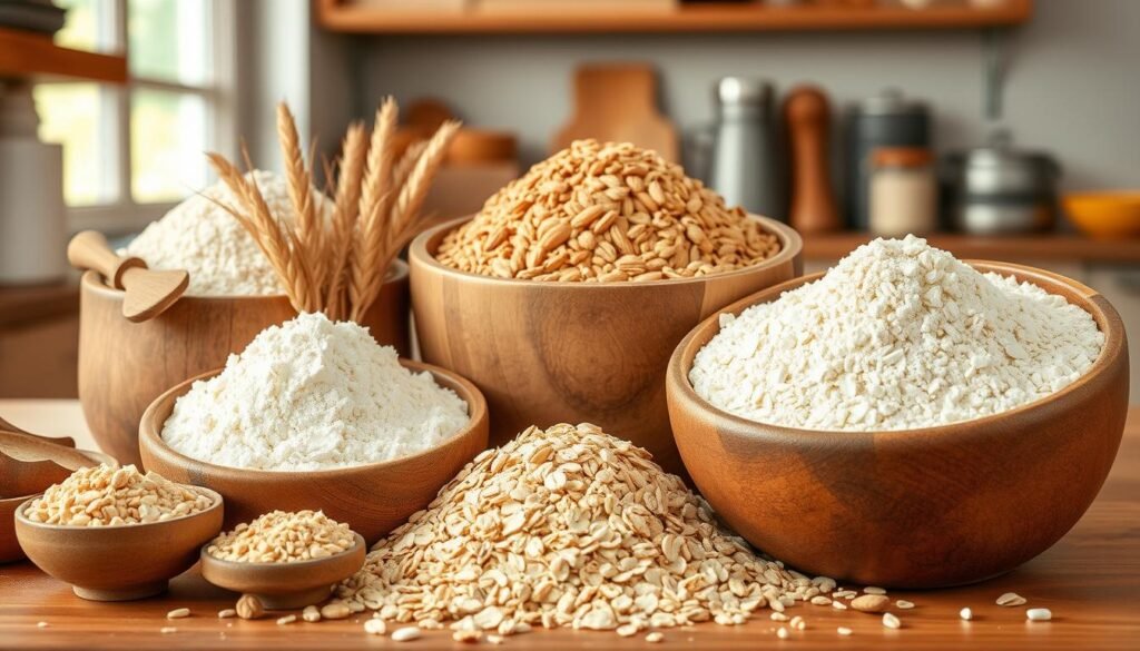 high-fiber flours
